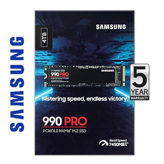Samsung 4TB 990 PRO M.2 NVMe SSD