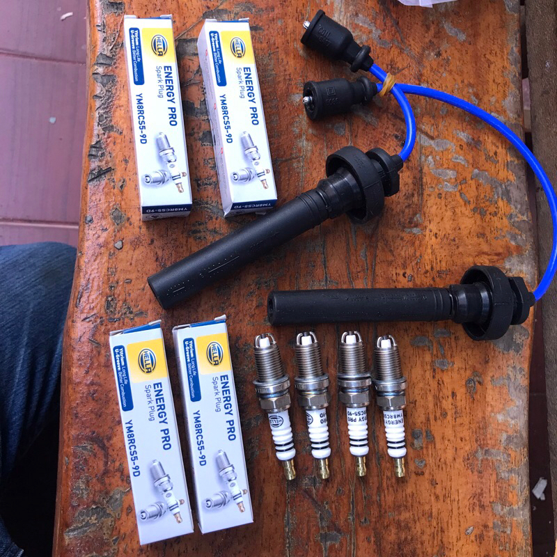 ชุดสายหัวเทียน ชนิดสายซิลิโคนทนความร้อนสูง ความต้านทานในสายต่ำ ให้ไฟแรงสม่ำเสมอมีประกัน6เดือน+หัวเที