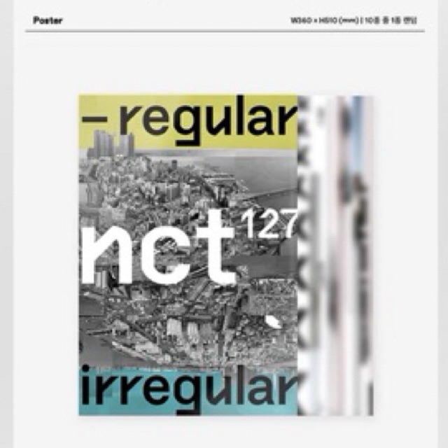 NCT 127 พร้อมส่ง Poster Regular - Irregular