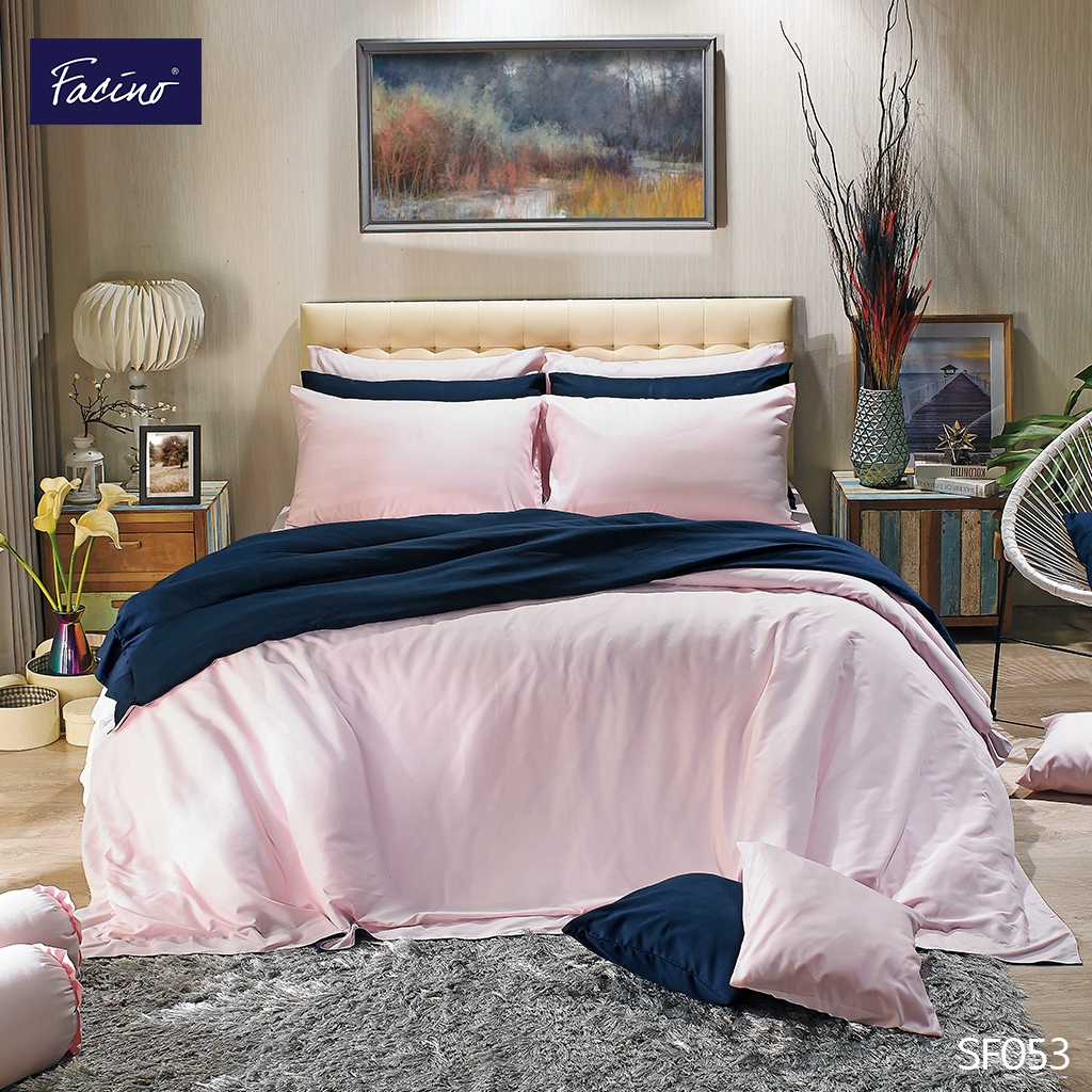 Facino ชุดผ้าปูที่นอน 6 ฟุต 5 ฟุต 5 ชิ้น  (ไม่รวมผ้านวม) ULTRA SOFT ผ้านุ่มมาก MIX & MATCH YOUR OWN STYLE - รูปที่ 2