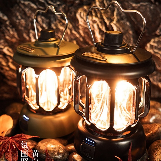 โคมไฟตะเกียงงตั้งแคมป์ย้อนยุค ตะเกียงทรงวินเทจ Retro Lamp