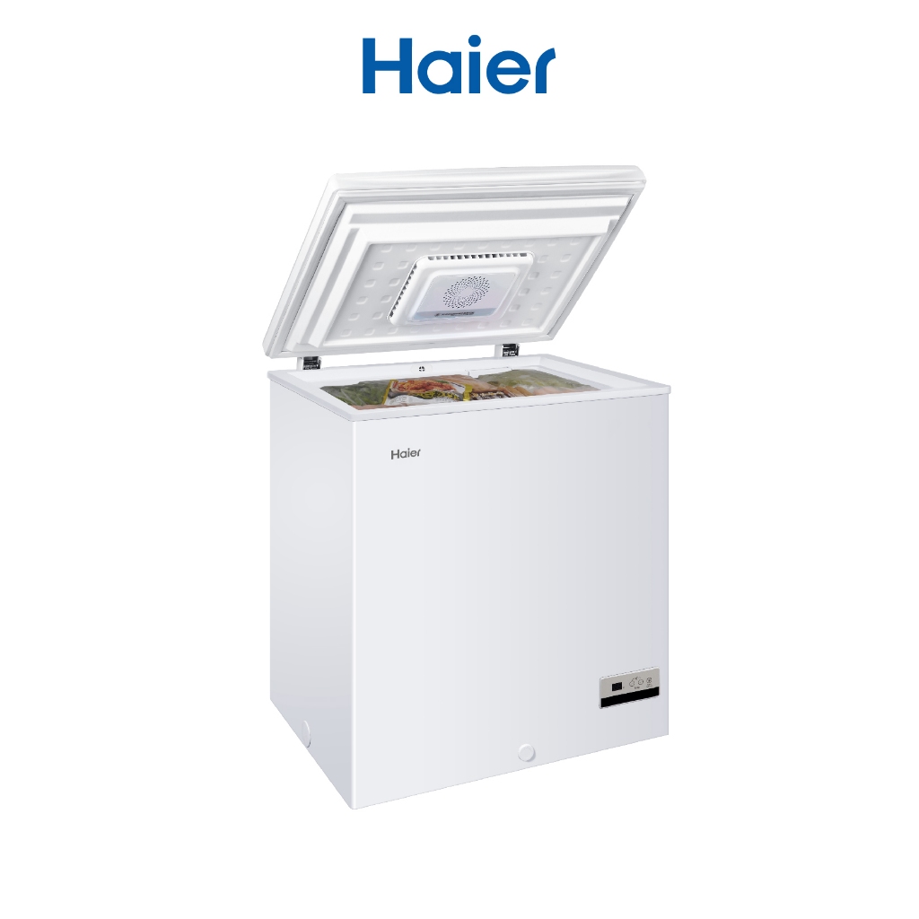 [แถมฟรี! เสื้อ Haier ทุกออเดอร์] Haier ตู้แช่ฝากระจกทึบ 2 ระบบ ความจุ 7 คิว รุ่น HCF-LF228