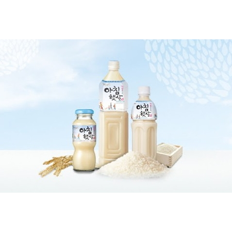 Woongjin rice milk นมข้าวเกาหลี 웅진아침햇살 500ML.