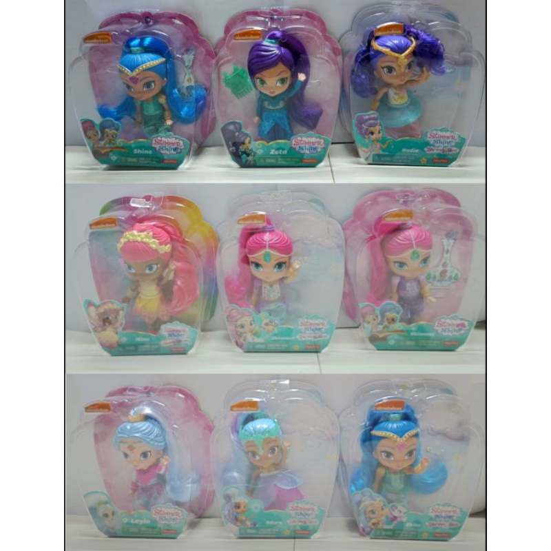 Shimmer and Shine ตุ๊กตาไซร์กลาง มาพร้อมหวีในเซต