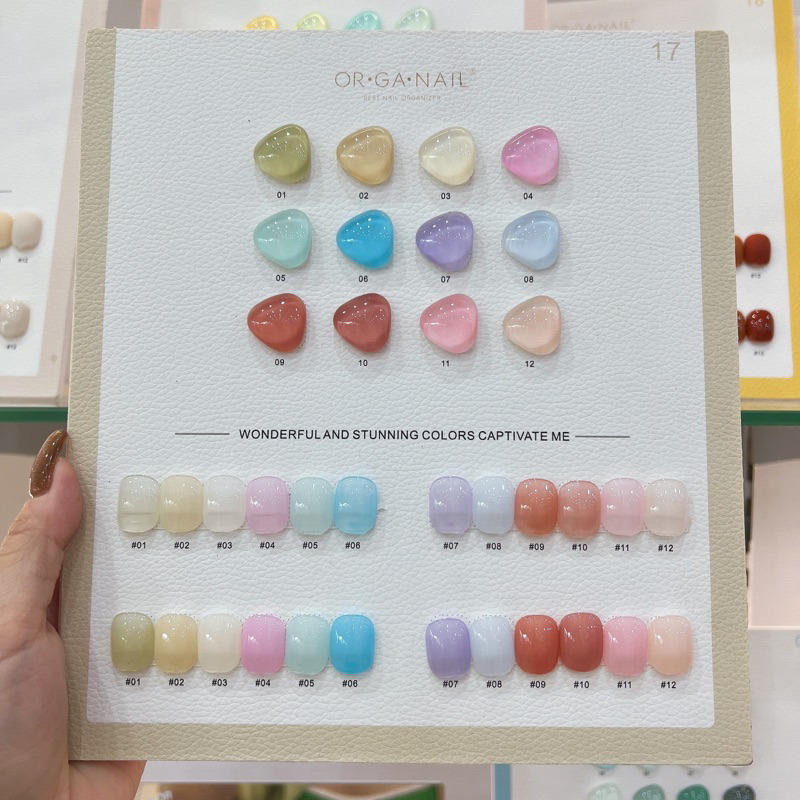 A14 : Gelato สี organail 12 สี