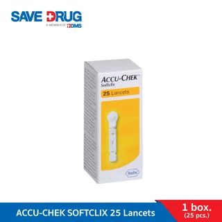 ACCU-CHEK SOFTCLIX 25'S เข็มเจาะปลายนิ้ว แอคคิว-เช็ค ซอฟคลิก ขนาด 25 เข็ม / 25 Lancets