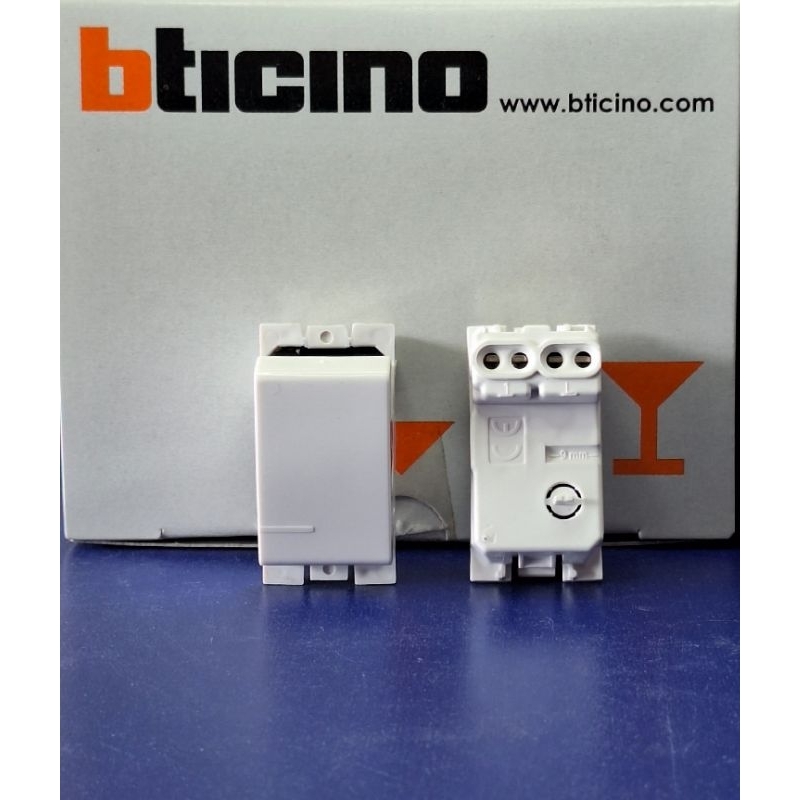 Bticino-Bamboo สวิตช์ทางเดียว(AE2001TBN)ราคาต่อ1ชิ้น