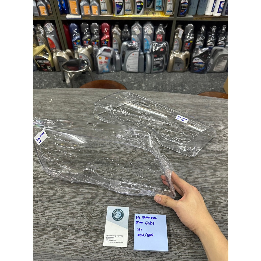 เลนส์ไฟหน้าBmw e46 (ไฟตก)  คู่ละ