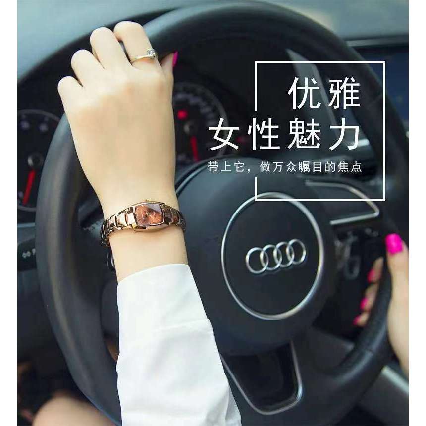 🔥สินค้าพร้อมส่ง🔥นาฬิกาเหล็กกันน้ำสไตล์เกาหลีแฟชั่นสำหรับผู้หญิง