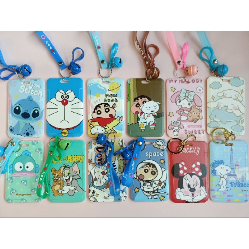 ที่ใส่บัตรนักเรียน ,คีย์การ์ดคอนโด ,บัตรBTS ฯลฯ พร้อมพวงกุญแจ