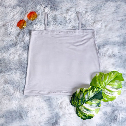 เสื้อสายเดี่ยว ซับใน สายเดี่ยวคอเหลี่ยม (ไม่มีฟองน้ำ) Size : ( L) อก 32-40 นิ้ว สายเดี่ยวตัดตรงเต็มตัว เสื้อผ้าแฟชั่น - รูปที่ 5