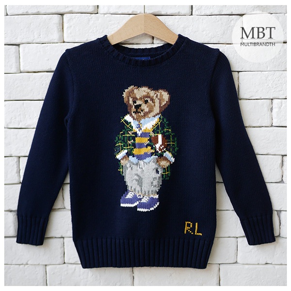 POLO RALPH LAUREN KIDS POLO BEAR SWEATER #สเวตเตอร์ #ของแท้100%