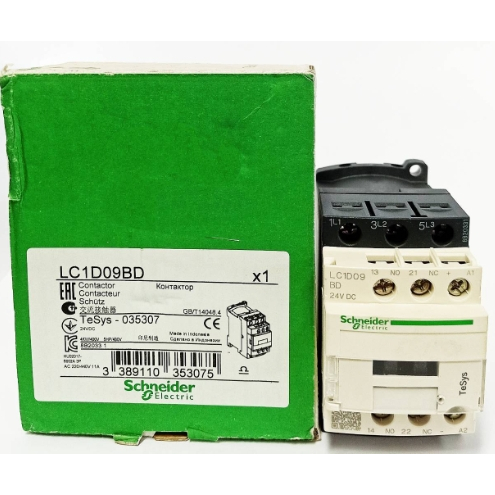 แมกเนติก Schneider CONTACTOR : LC1-D09BD 24VDC