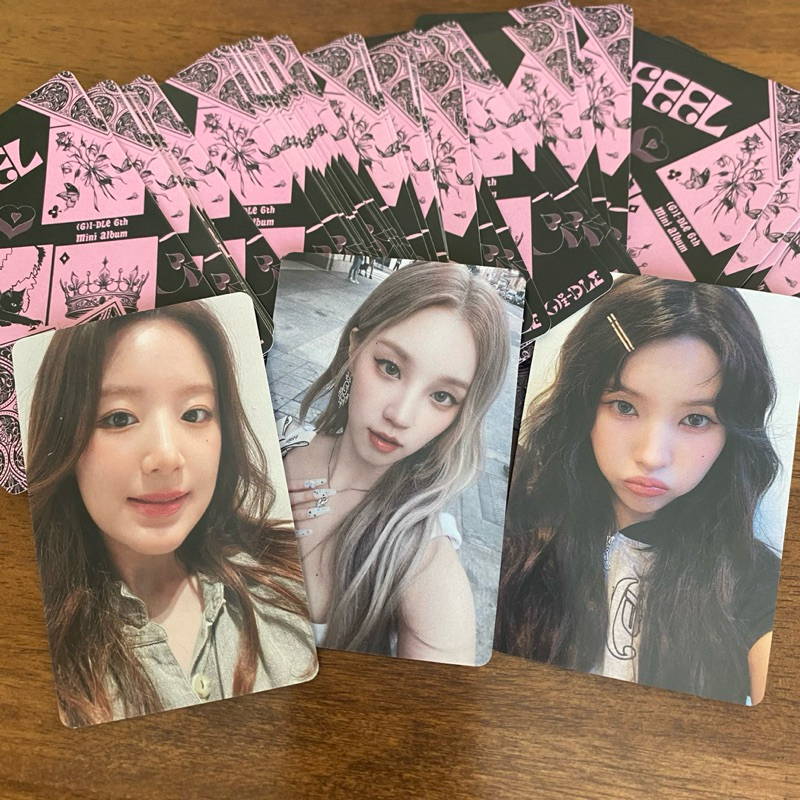 🐈‍⬛I FEEL 💞 (G)-IDLE 6TH MINI ALBUM PHOTOCARDS