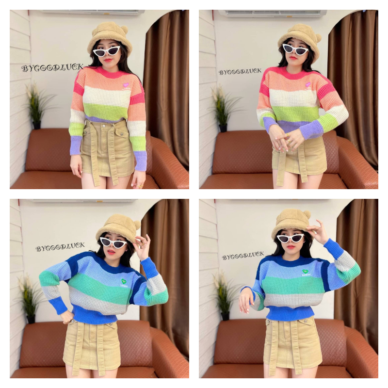 PIN199 เสื้อไหมพรม ปลาซาบะ