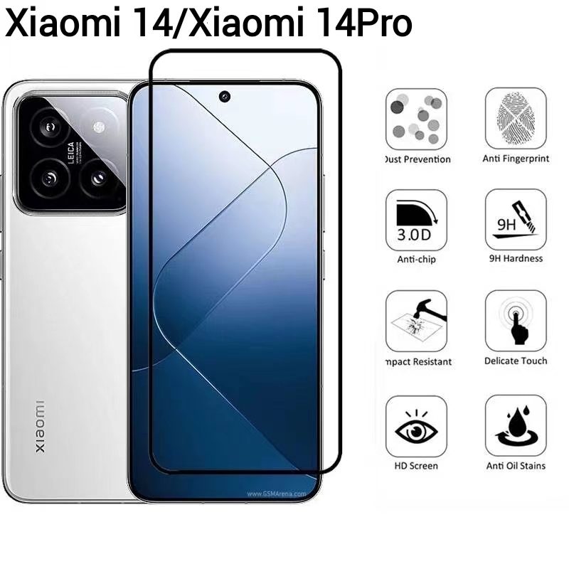 Xiaomi mi 14Ultra/Xiaomi 14 mi14/Xiaomi 14Pro/Mi 14Pro(พร้อมส่งในไทย)ฟิล์มกระจกเต็มจอXiaomi 14 Pro/M
