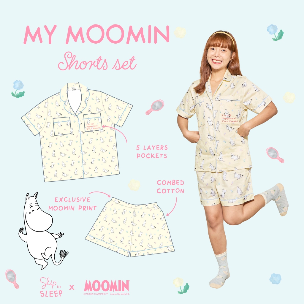 ชุดนอน Moomin - My Moomin Shorts Set