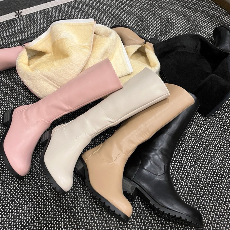 Crazy Snow บูทหนังยาว บุขนนุ่ม ลุยหิมะ รุ่น Cara Boots (P1)