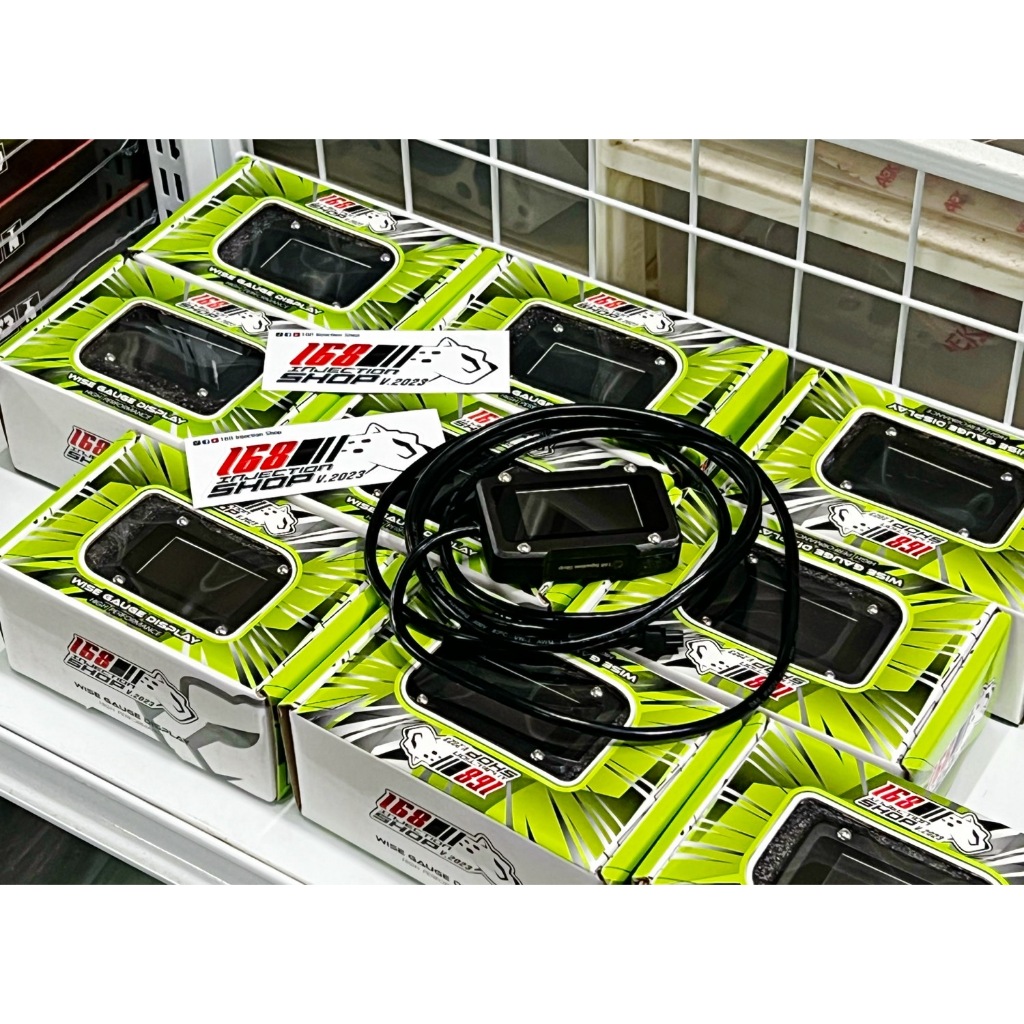 Wise Gauge168 shop(ช่างกอ)เกจแสดงผล พร้อมระบบรีเซ็ทกล่อง มีสำหรับใส่กล่องเดิม และกล่องApi รองรับรถHo