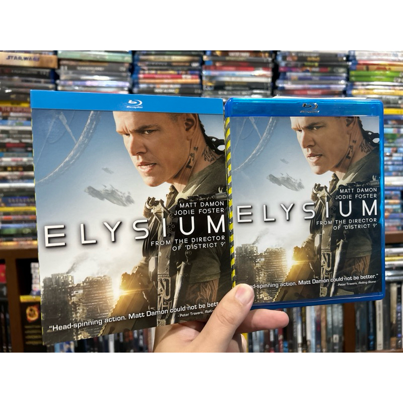 Elysium : Blu-ray แผ่นแท้ มือสอง กล่องสวม หนังแอคชั่นสุดมันส์ มีเสียงไทย มีบรรยายไทย