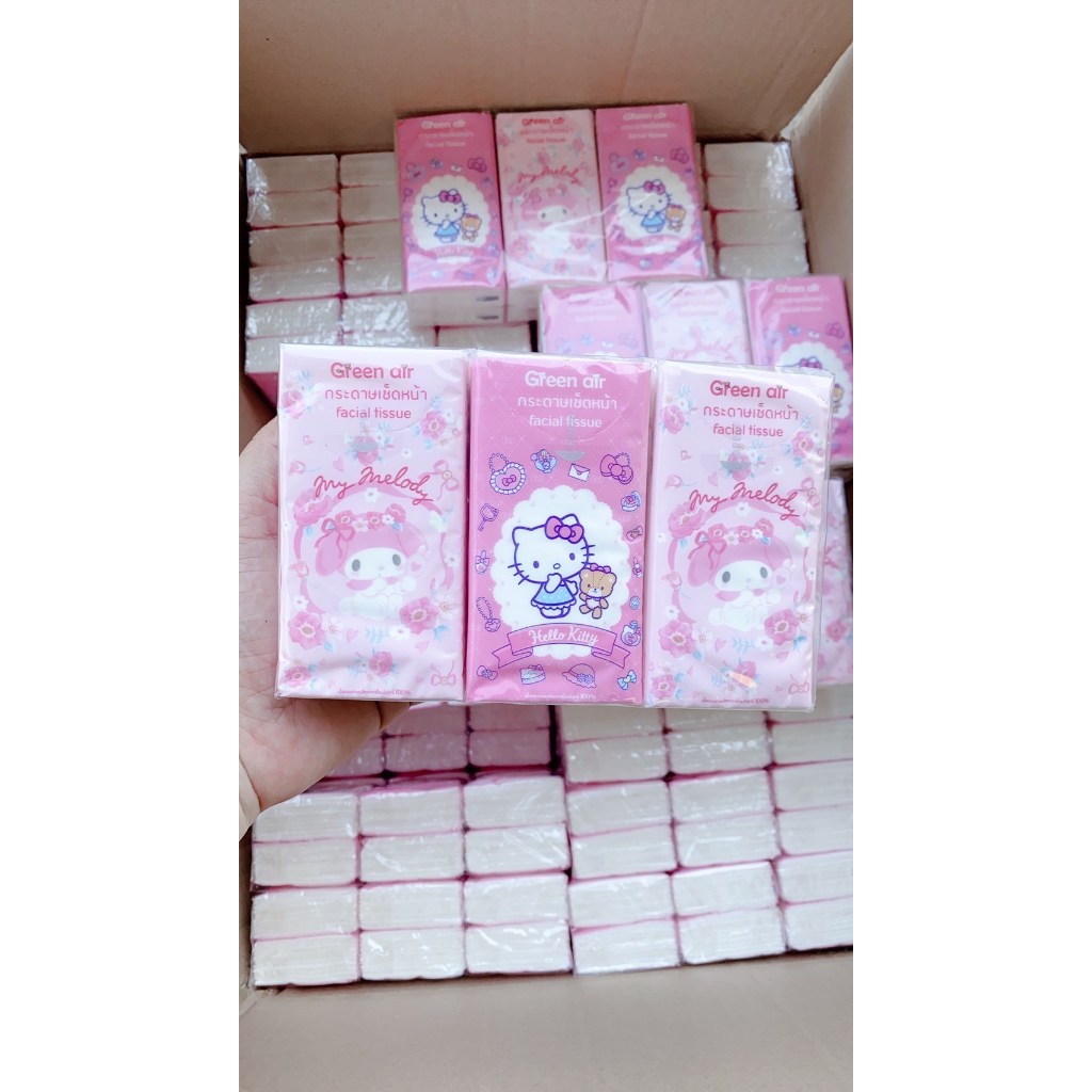 ทิชชู่พกพา 1 แพ็คมี 6 ห่อเล็ก /ขายยกเซ็ต 3 แพ็ค 18 ห่อเล็ก ของแท้ลิขสิทธิ์