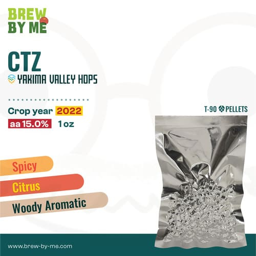 ฮอปส์ CTZ (US) PELLET HOPS (T90) โดย Yakima Valley Hops | ทำเบียร์ Homebrew