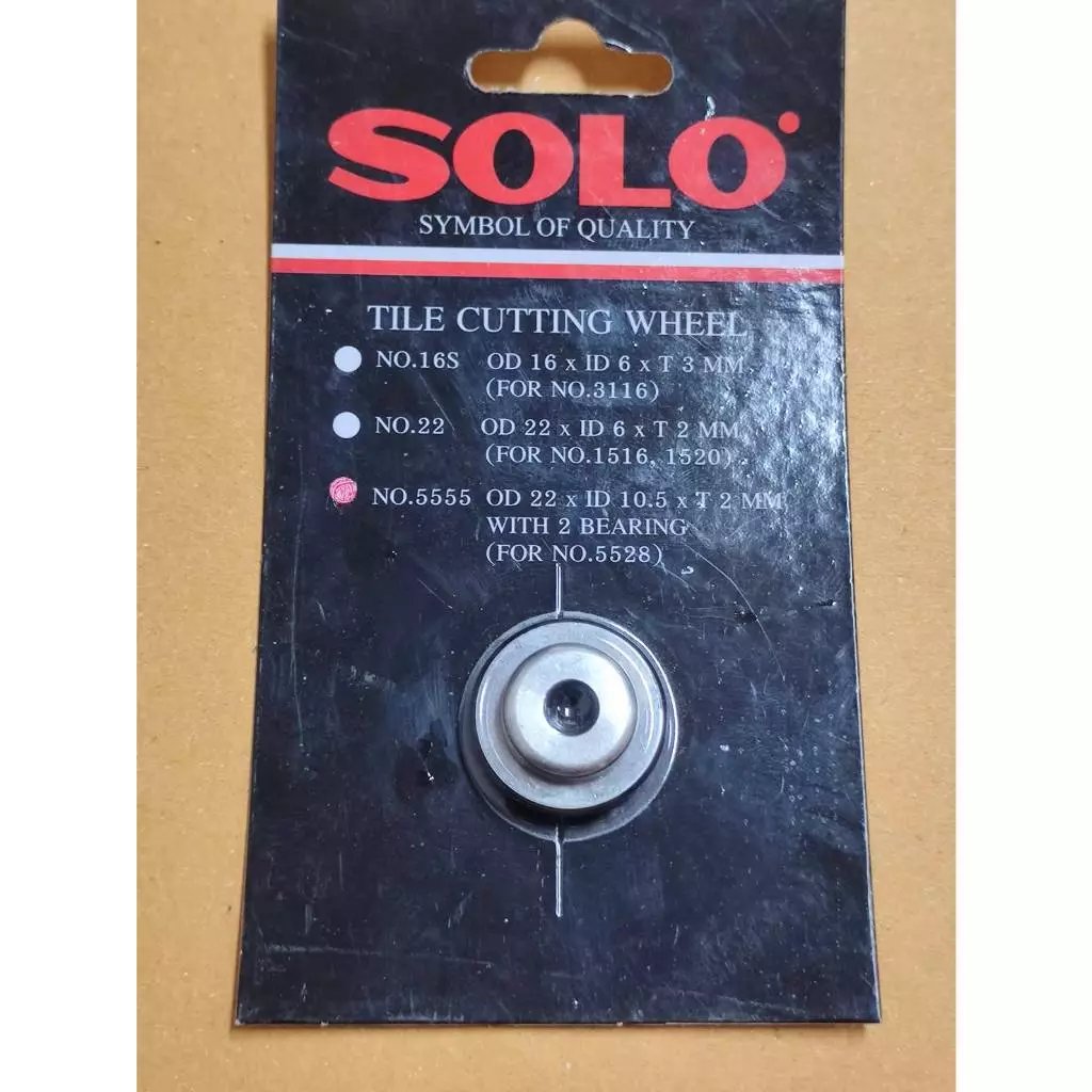 SOLO ใบมีดแท่นตัดกระเบื้อง NO.5555 ใบมีดผลิตจากทังสเตนคาร์ไบท์ ของแท้100%