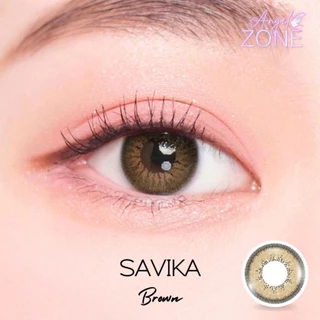 Angel Zone คอนแทคเลนส์ รุ่น Savika Brown 14.2 (รองรับสายตาปกติและค่าสายตาสั้น -0.50 ถึง -10.00)