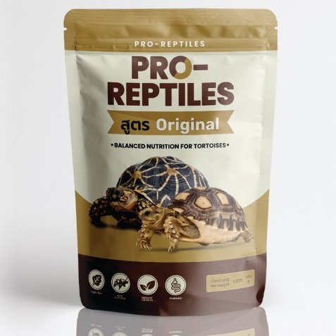 (พร้อมส่ง) Pro Reptiles อาหารเต่าบก สูตรOriginal, สูตรPremium ขนาด 1 กิโลกรัม  / สูตรJunior 400g.