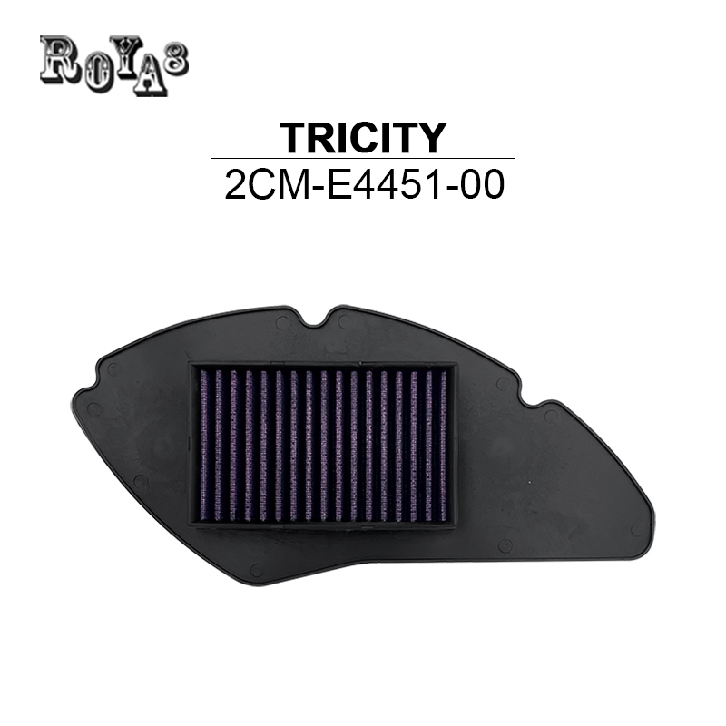 ไส้กรองอากาศ TRICITY 125 ไส้กรองอากาศแต่งซิ่ง ถอดล้าง ทำความสะอาดได้ (1ชิ้น) 2CM-E4451-00
