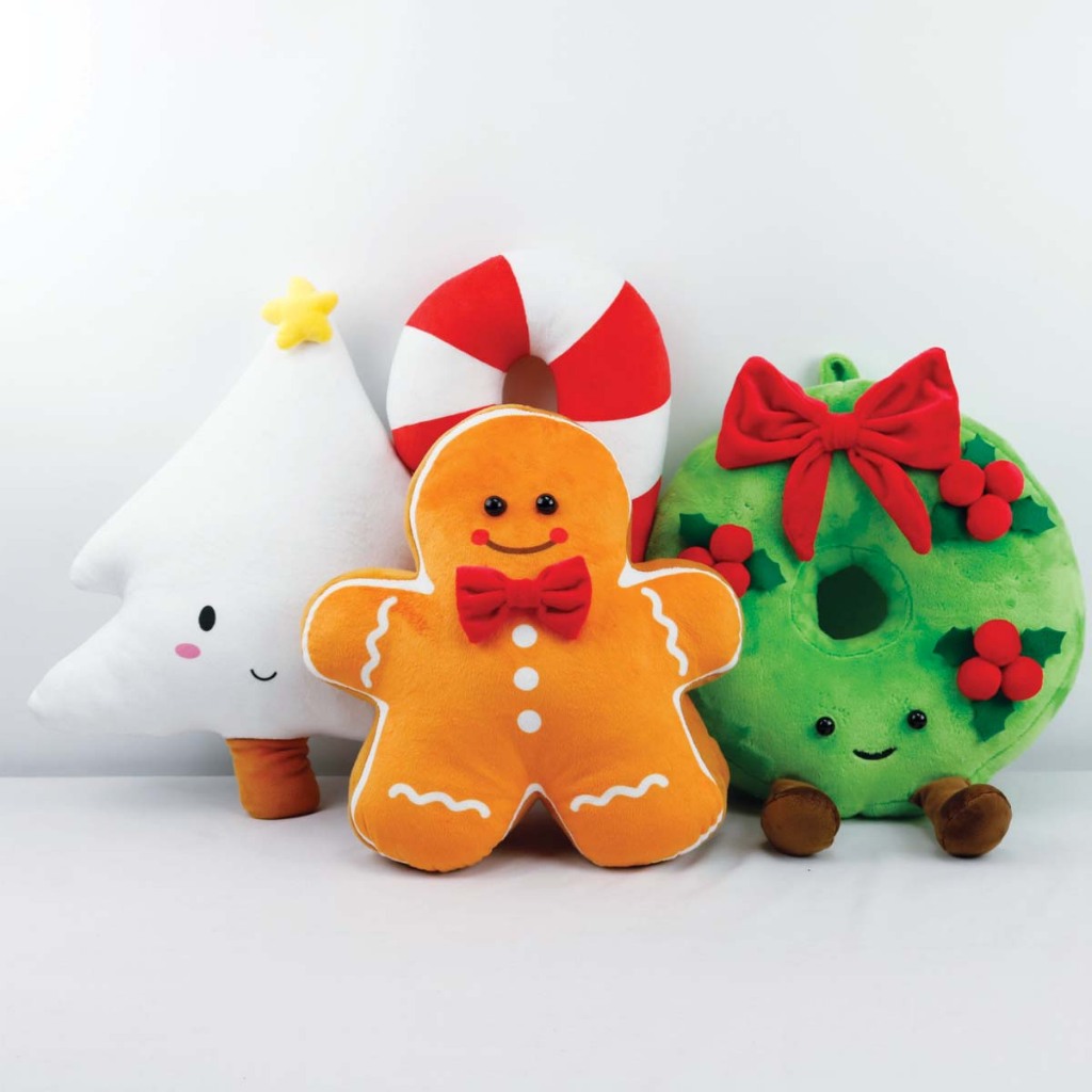พร้อมส่ง ตุ๊กตาคริสต์มาส Christmas ผ้านุ่มลื่น ด้านในผลิตจากใยสังเคราะห์คุณภาพดี