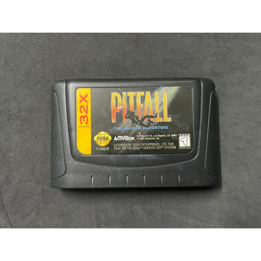 ตลับเกมส์ Megadrive Genesis Game : Pitfall The Mayan Adventure : Sega Genesis 32X