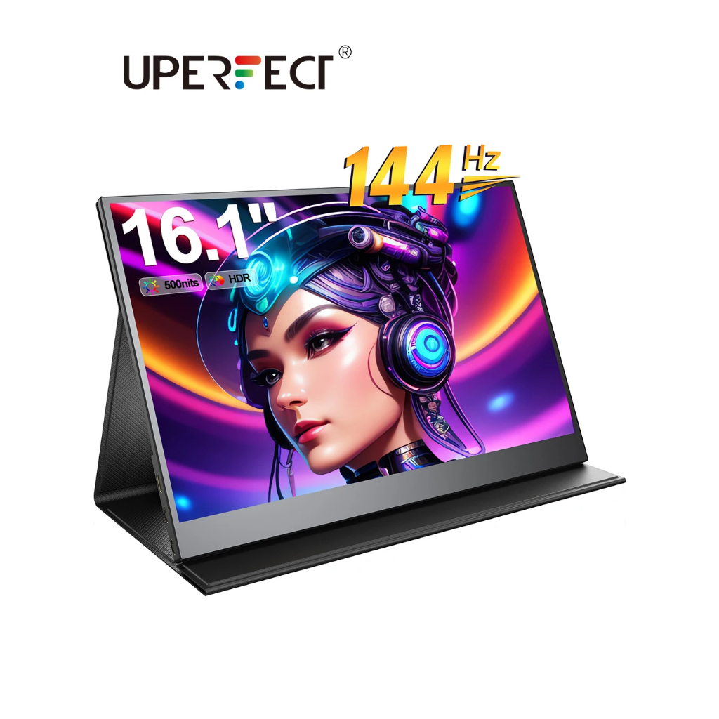 UPERFECT 16 inch 144hz portable monitor  1080P /2K gaming monitor  for laptop PC Switch PS3/4/5