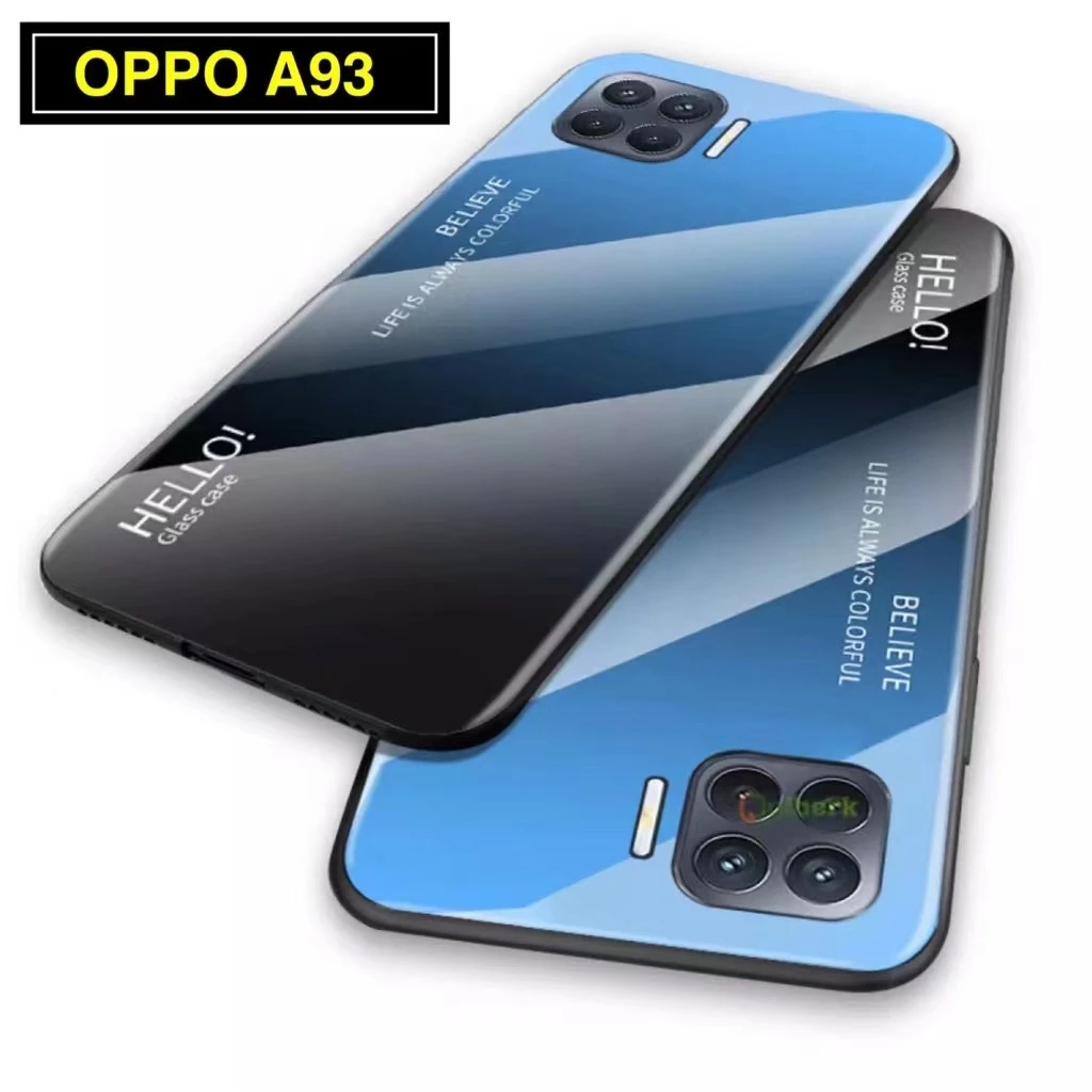 เคสกระจกเงาไล่สี สำหรับ Oppo A93 เคสกันกระแทก