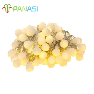 Panasi ไฟแต่งห้องนอน LED ไฟประดับ ไฟตกแต่งห้อง ไฟ ไฟตกแต่ง USB สำหรับตกแต่ง ไฟเชอร์รี่ LED 50หัว ไฟปีใหม่