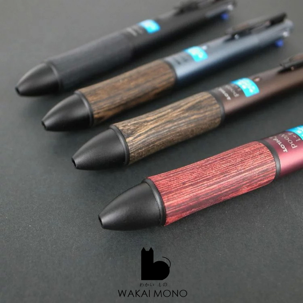 PILOT Dr.Grip 4+1 Wood ปากกา 4 สี 0.7mm + ดินสอกด 0.5mm ในด้ามเดียว
