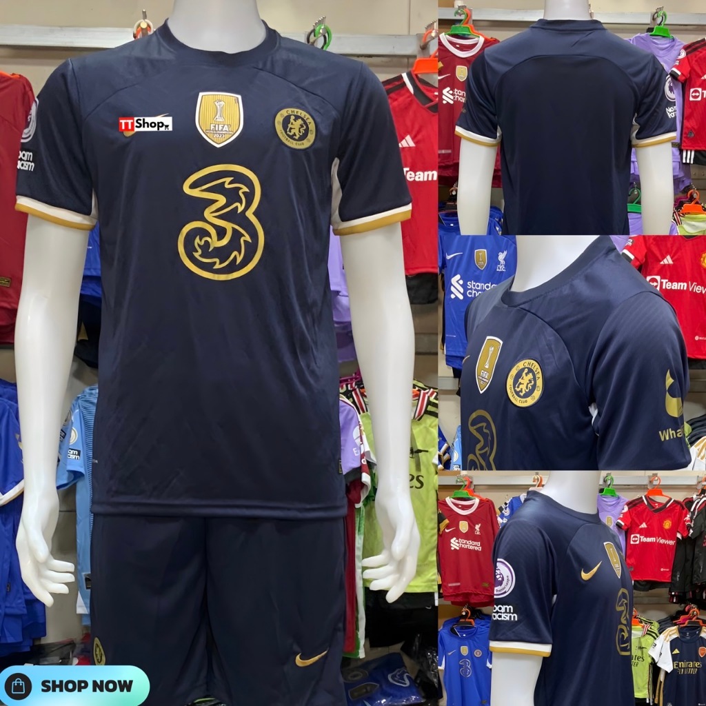 เสื้อกีฬา เสื้อบอลชุดฟุตบอลTEAM CHELSEAเชลซีรุ่นใหม่ล่าสุด(2023-2024)รับประกันไม่ผิดหวังแน่นอนมีอาร์