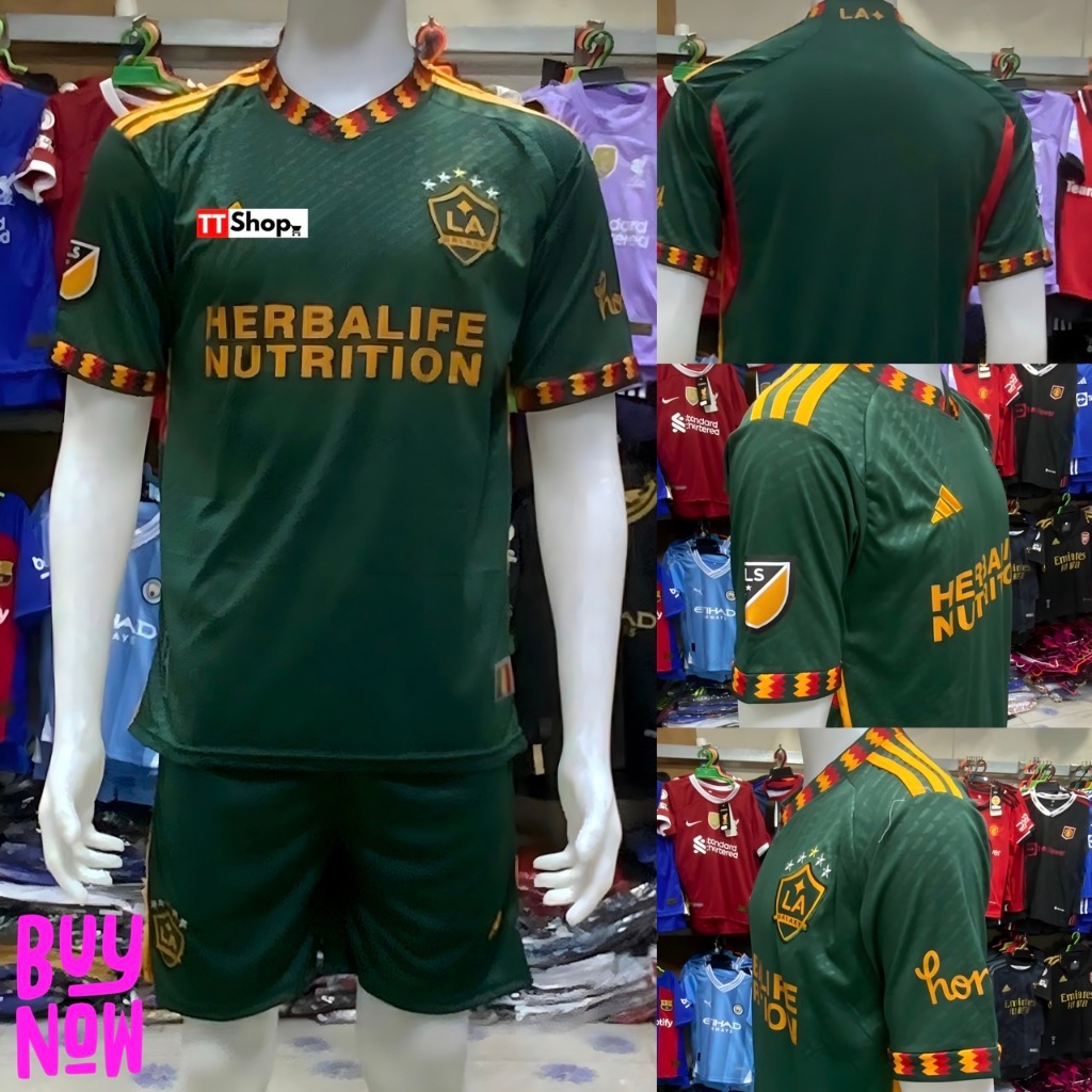 ชุดบอลชาย ทีม LACALAXY2023-2024(เสื้อ+กางเกง)สินค้าเรามีรับประกันทุกชิ้นสินค้าเหมือนต้นฉบับ 100%