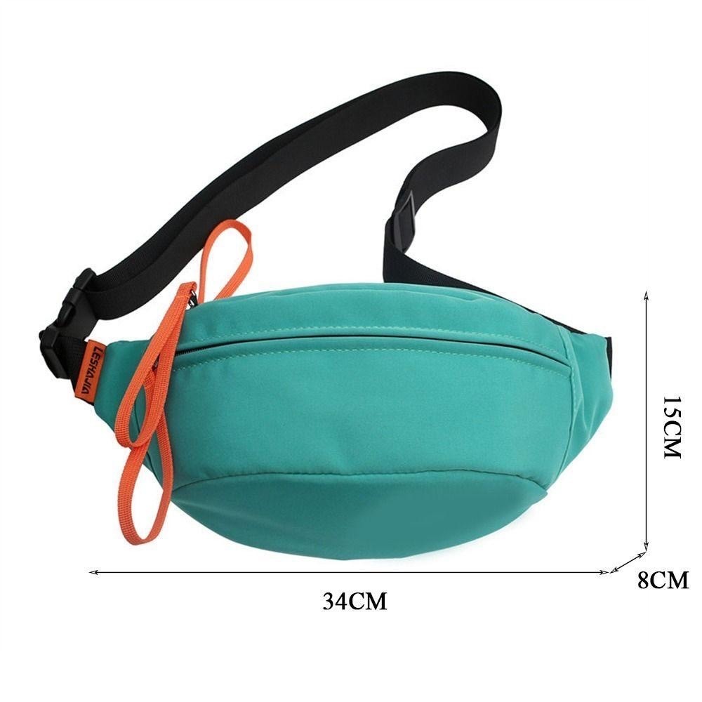 B-807 พร้อมส่ง กระเป๋าคาดอก คาดเอว ผ้าไนล่อน กันน้ำกันฝน สีพื้น แฟชั่น สไตล์เกาหลี สำหรับผู้ชายและผู้หญิง