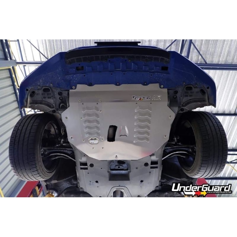 แผ่นใต้เครื่อง บังเกอร์ UnderGuard แท้ Honda Civic FC FK กันเครื่องเกียร์แคร้ง อันเดอร์การ์ด อลูมิเนียม under guard