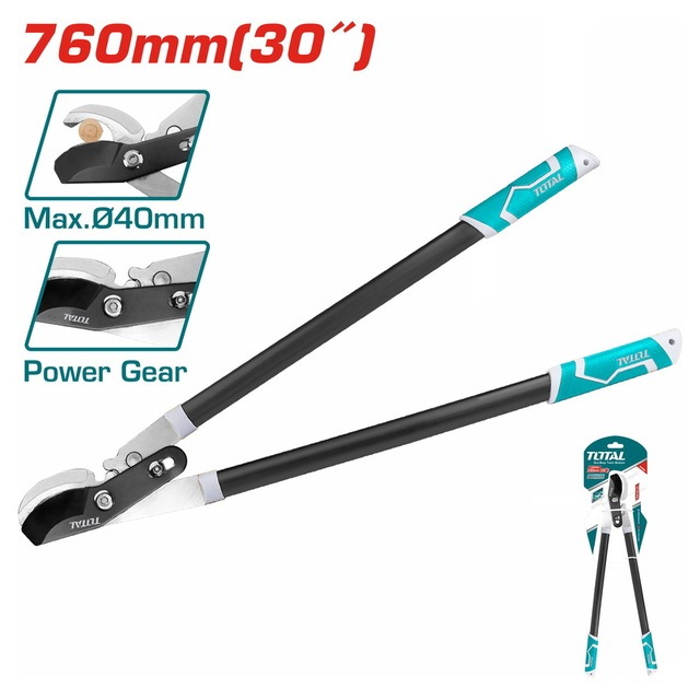 TOTAL กรรไกรตัดกิ่งไม้ด้ามเหล็กหุ้มยาง 30" รุ่น THT1527608