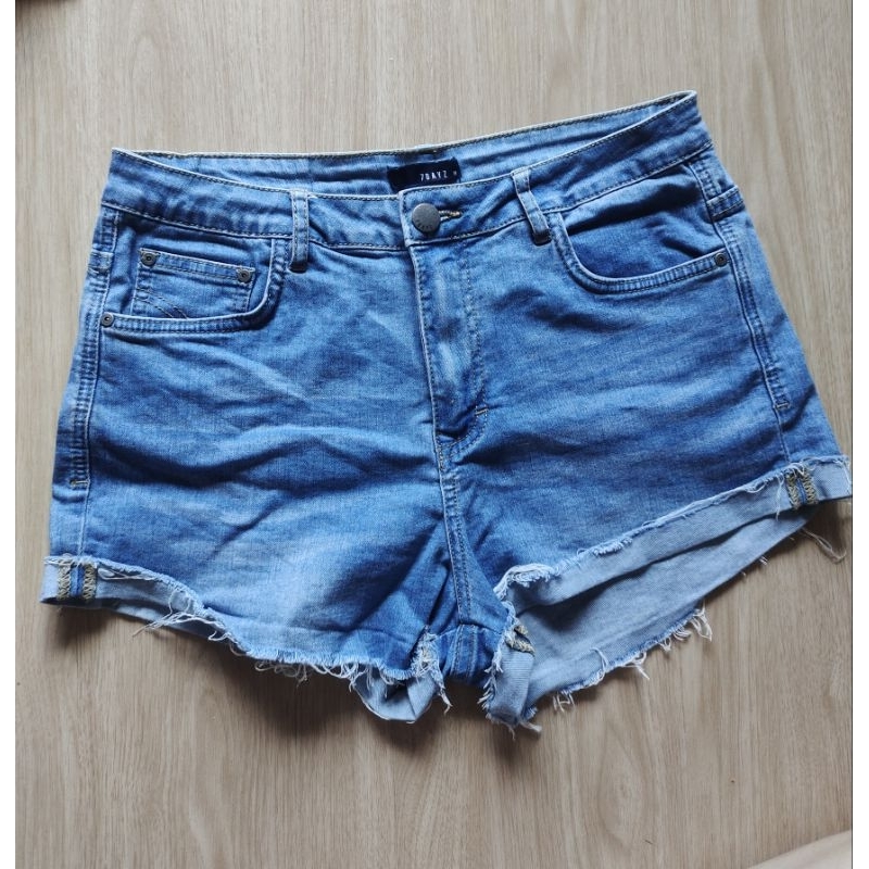 กางเกงยีนส์ ขาสั้น แบรนด์ 7DAYZ