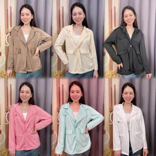 DTXmarket No.05 เสื้อคลุมแบบสูท เสื้อผ้าแฟชั่น (คละแบบมีกระด…