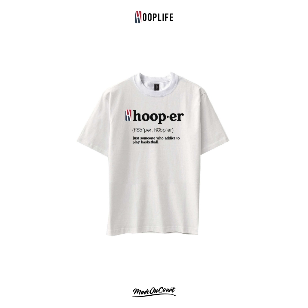 เสื้อยืดแฟชั่น เสื้อยืดแนวสตรีท    HoopLife Iconic Tee Vol.2 – HOOPER