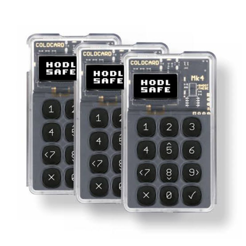 COLDCARD™ Mk4  Bitcoin Wallet "True Air-gap" Hardware Wallet