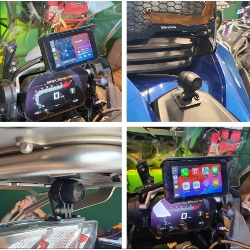 SAIMAD Motorcycle GPS Version 2  และ กล้องหน้าหลัง