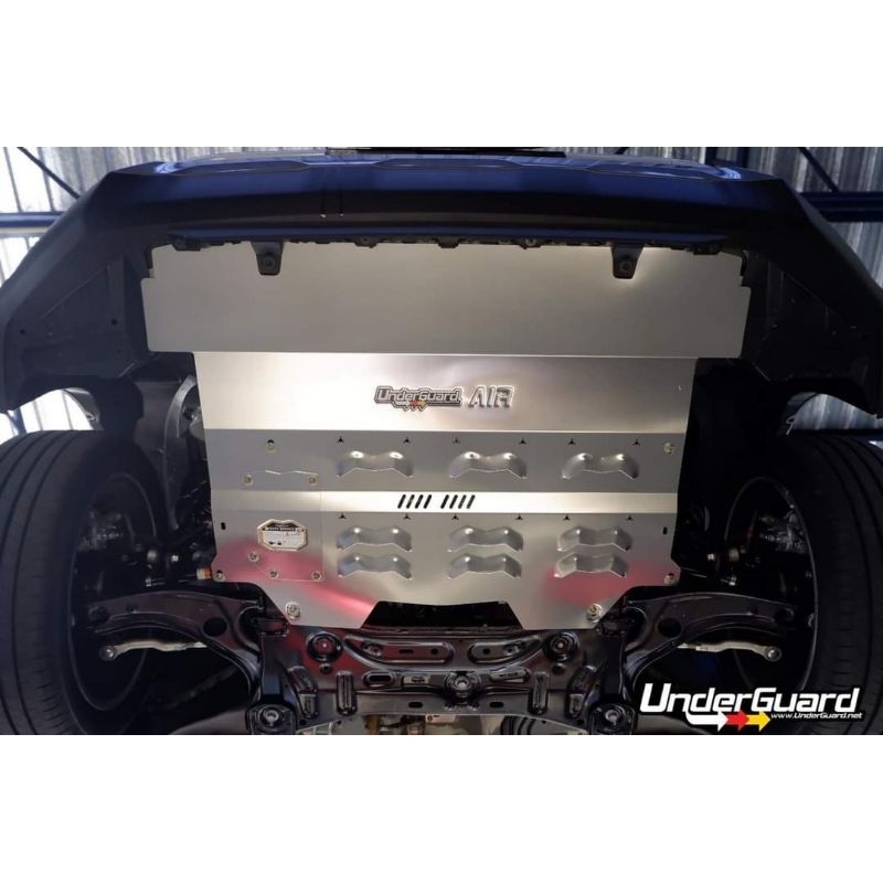 แผ่นใต้เครื่อง บังเกอร์ UnderGuard แท้ Toyota Velozกันเครื่องเกียร์แคร้ง อันเดอร์การด อลูมิเนียม หนาเบาunder guard