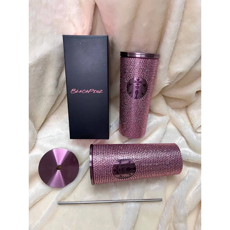 แก้วลิซ่า starbuck x Black Pink
