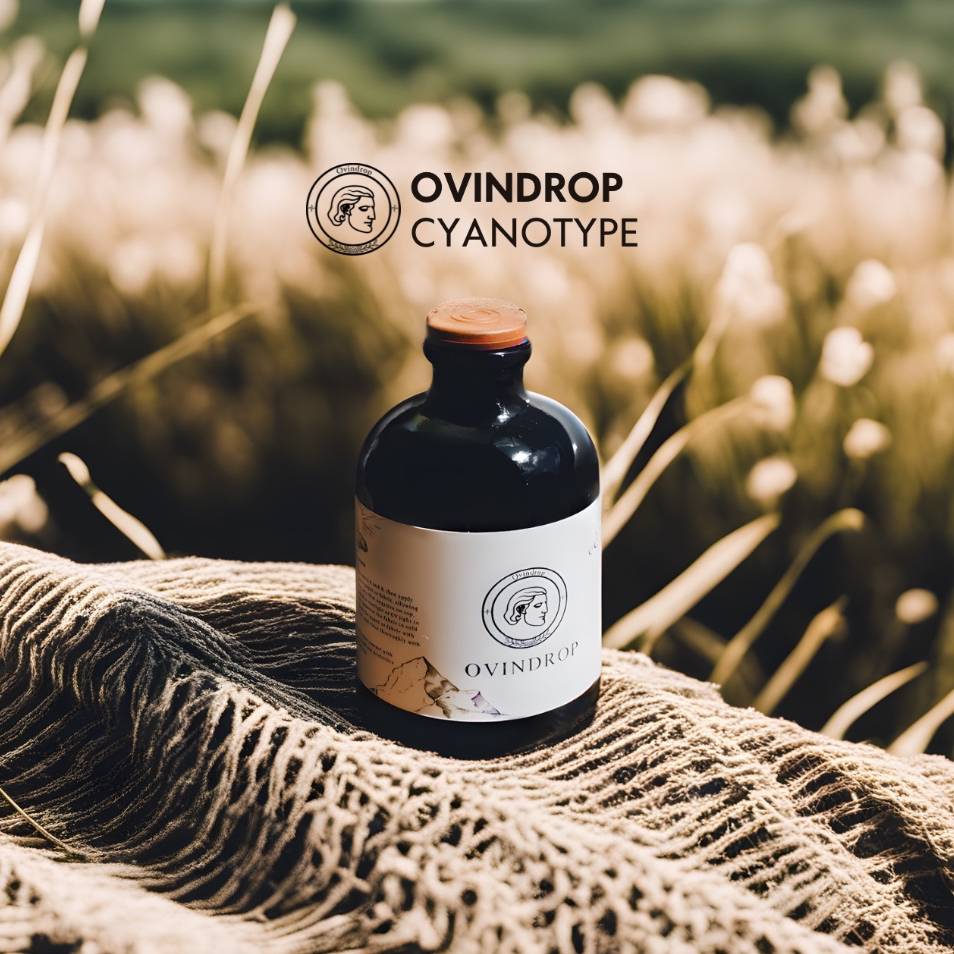 Ovindrop Sterile Cyanotype (high purity), สีไซยาโนไทป์ความบริสุทธิ์สูง