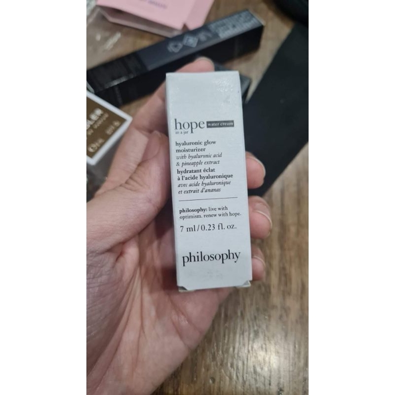 Philosophy Hope In A Jar Water Cream Hyaluronic Glow Moisturizer 7ml